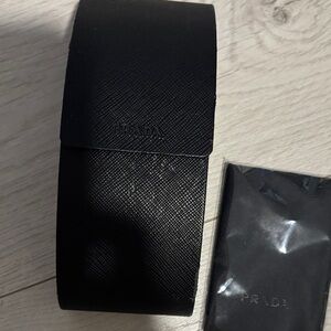 Prada Elegant Black sunglasses case